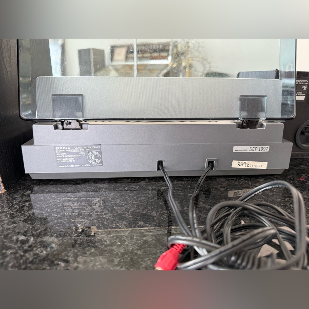 AIWA Hi-Fi Stereo Bundle PX-E850U Turntable SX-AV1200 & SX-R1200 Speakers TESTED - Picture 5 of 7
